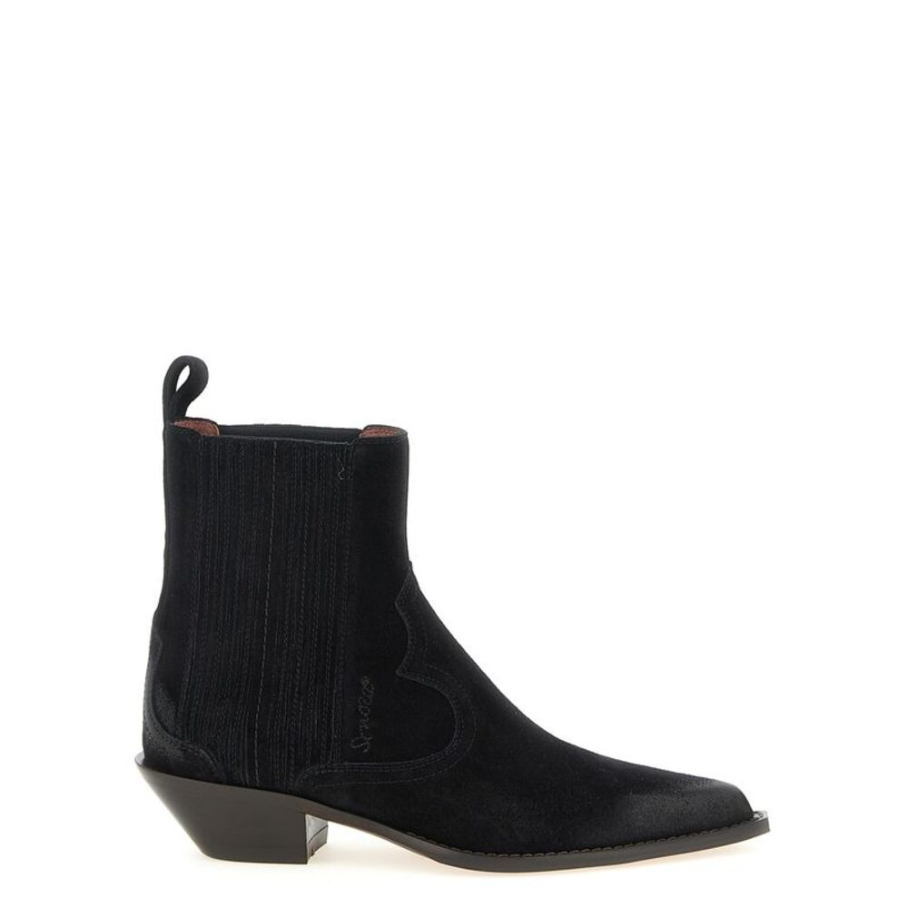 Sonora Black Calfskin Chelsea Women's Boots